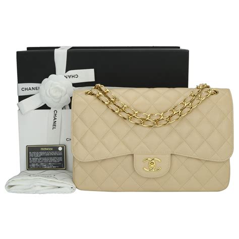 chanel beige jumbo purse forum